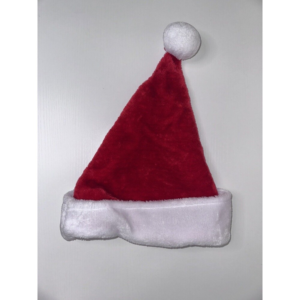 Very Fluffy Plush Adult Medium Santa Hat